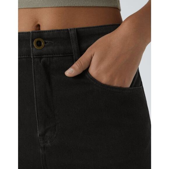 Halara Flex™ Mid Rise Button Pockets Stretchy Knit Casual Bootcut Jeans - Picture 4 of 10